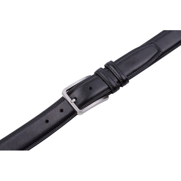 Formal Black Genuine Leather Belt - Image 5