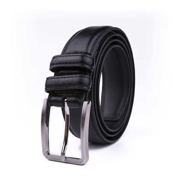 Formal Black Genuine Leather Belt - Image 8