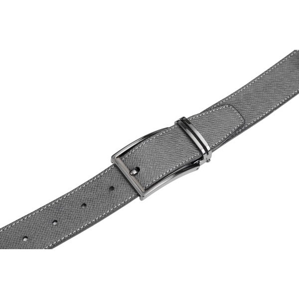 Dress Casual Clip Reversible Mens Genuine Leather Belt - Image 3
