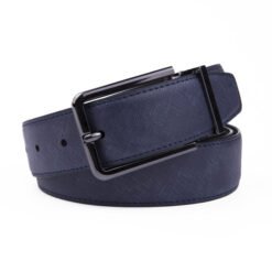 Alternative view of Dress Reversible Pin Belt Buckle Genuine Leather Belt for Men