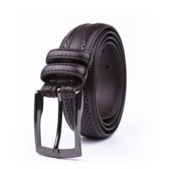 Casual Dress Balck Genuine Leather Mens Belts