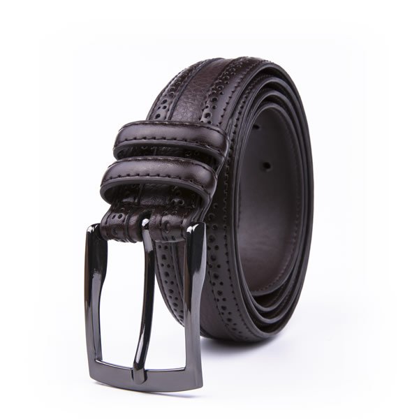 Casual Dress Balck Genuine Leather Mens Belts