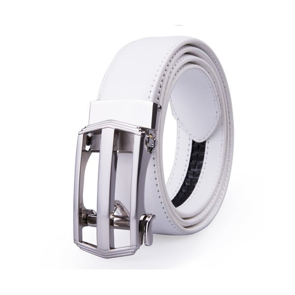 Dress Black Split Leather Belt Mens Designer Belt - Image 5