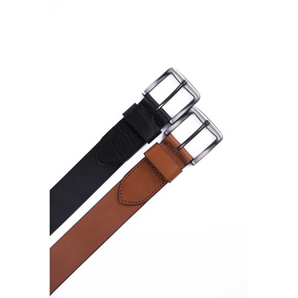 Casual Italian Top Grain Leather Belt Brown Leather Belt Men - Image 3