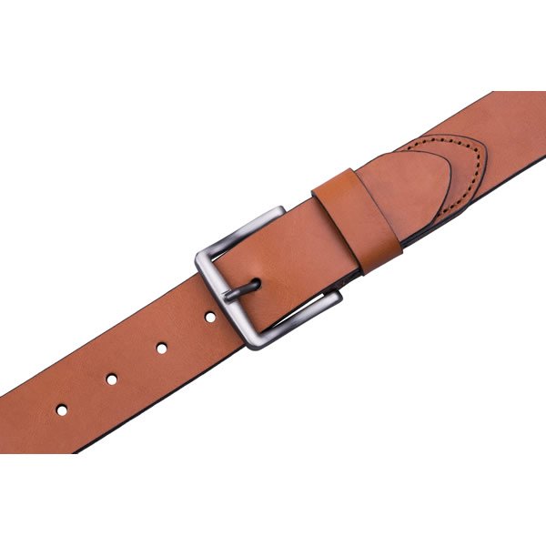 Casual Italian Top Grain Leather Belt Brown Leather Belt Men - Image 4