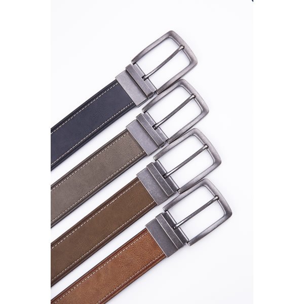 Casual Jeans Multicolor Reversible PU Leather Belt - Image 6