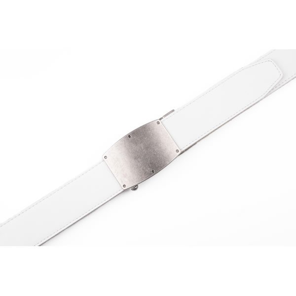 Ratchet Automatic Cotton PU Leather Belt Reversible Belt Buckle - Image 5
