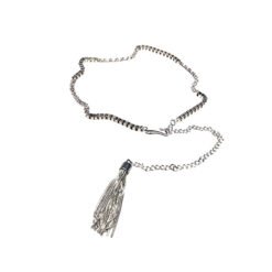 Ladies New Look Waist Chain Belt with Tassels Decoration for Dress