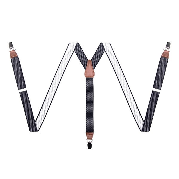 Unisex Elastic Y-Shape Braces Adjustable Clip-on Suspenders - Image 4