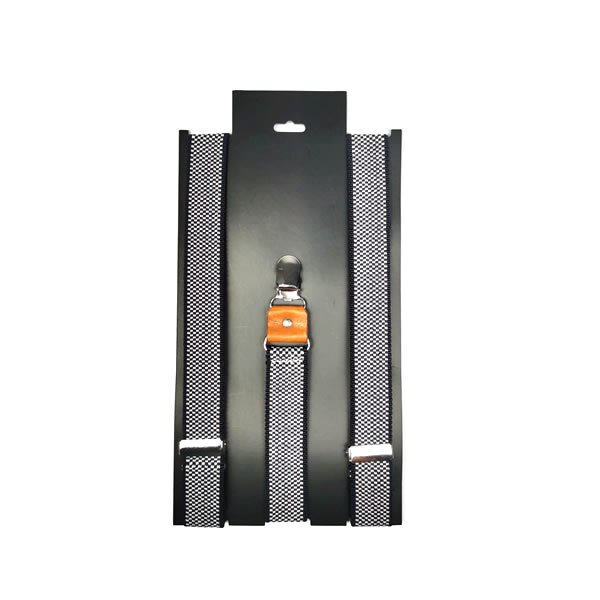 Mens Adjustable Genuine Leather Pants Suspenders Dress - Image 4
