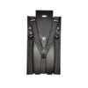 Adjustable Stretch Full Grain Leather Suspender Belt