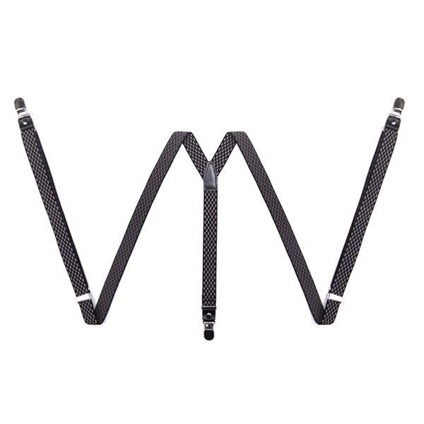 Adjustable Stretch Full Grain Leather Suspender Belt - Image 4
