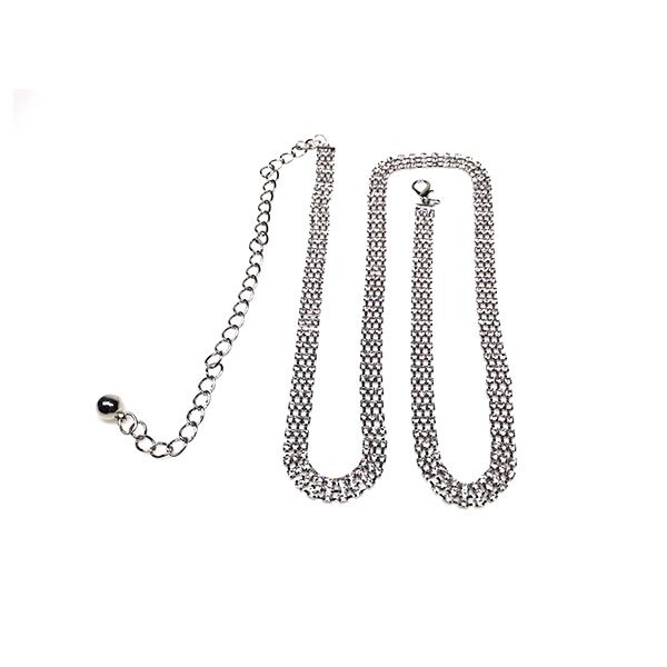 Woman Adjustable Belt Silver Chain Dresses Decoration Women Chain Belts - Image 3