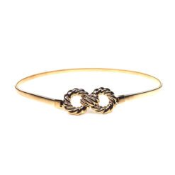 Women Circle Link Gold Chain Stretch Body Belt for Skirt