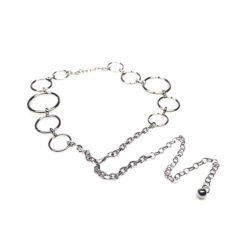Women Link Waist Belt Chain Circle  Dresses Decoration for Dress
